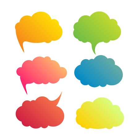 Vector infographic design element illustration clouds.のイラスト素材
