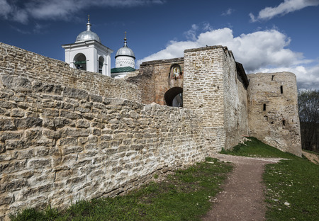 The City Of Izborsk. Russia. The Ancient fortress of Izborsk.のeditorial素材