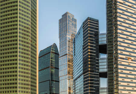 The City Of Moscow. Russia. September 26, 2015: Business center Moscow-city.