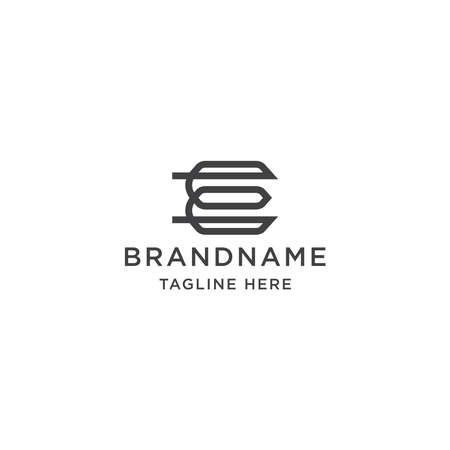 Abstract Letter E initial Logo Icon Design Template. Abstract, Monogram, Modernのイラスト素材