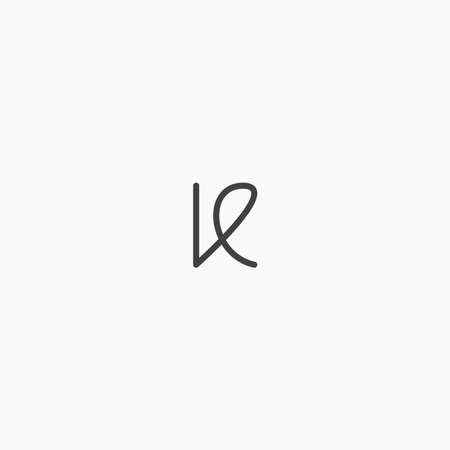 Letter K Abstract Logo Icon Design Template Vector Illustrationのイラスト素材