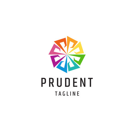 Abstract circle colorful logo icon design template vector illustrationのイラスト素材