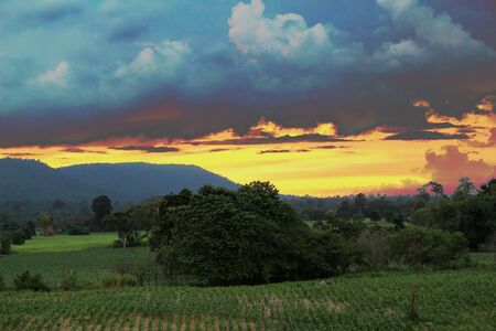 sunsetの写真素材