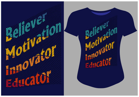T-shirt typography design, vector illustrationのイラスト素材
