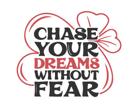 Choose your dreams. Hand drawn typography poster design. Premium Vector.のイラスト素材