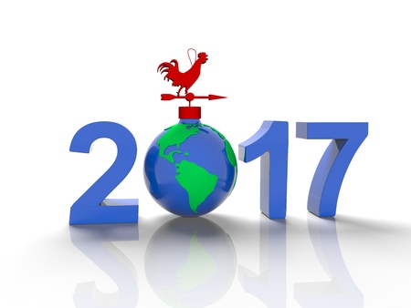 The figures in 2017, with the image of the ground like a toy for a Christmas tree, in the form of...