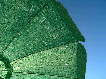 refreshing protecting from a burning sunの写真素材