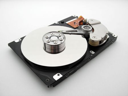 Hard disk. close-up