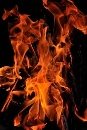 flame. close-up