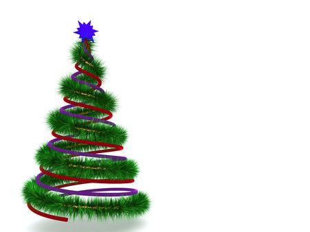 christmas tree. 3dの写真素材