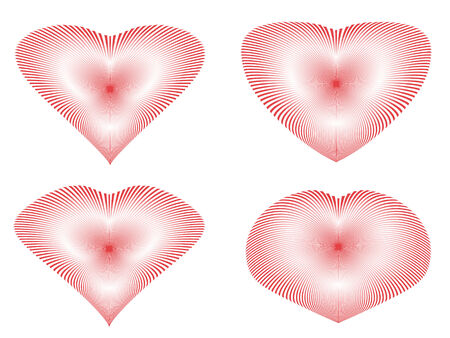 hearts pattern. vector holiday valentineのイラスト素材
