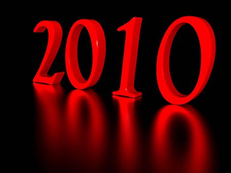 2010 year. Numbersの写真素材