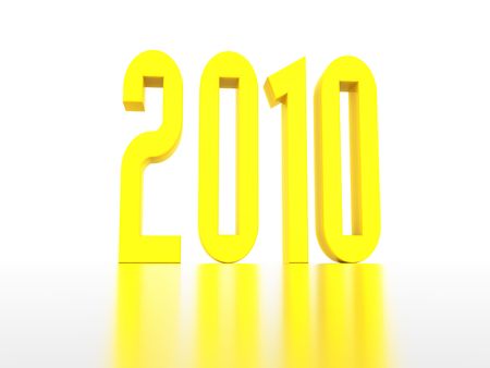 2010 year. Numbersの写真素材