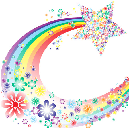 abstract spring floral background.のイラスト素材