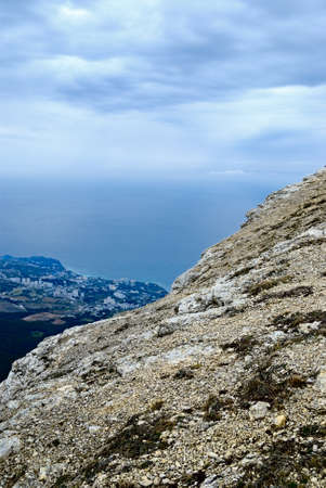 Blue Bay in Crimea. country Ukraineの写真素材