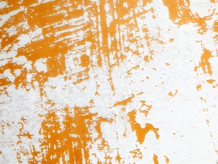 remnants of old putty on wall. textureの写真素材