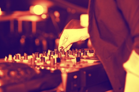 nightclub parties  DJの写真素材