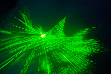 Colourful Disco with special effects and laser showの写真素材