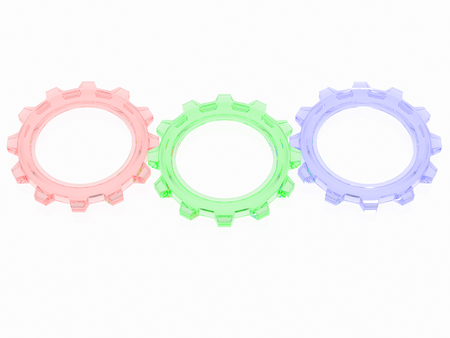 RGB, red, green, blue, primary color concept. 3dの写真素材