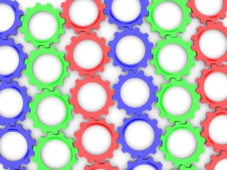 RGB, red, green, blue, primary color concept. 3dの写真素材