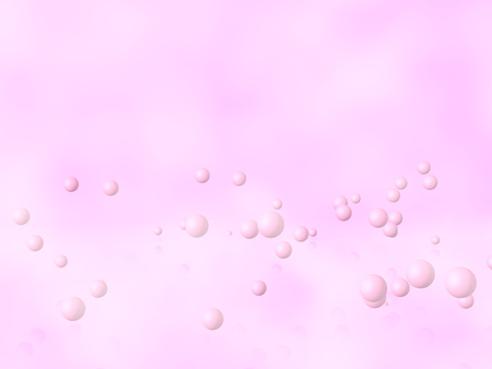 abstraction pink spheres. 3d backgroundの写真素材