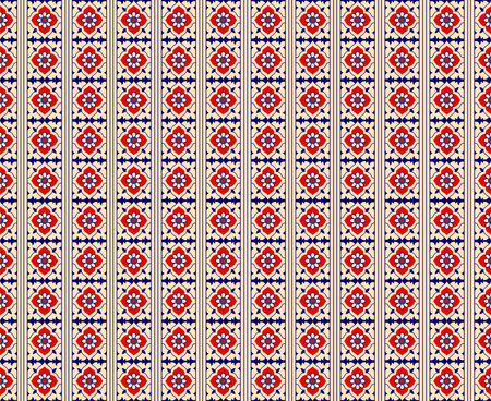 textile ajrak pattern mehroon and blueの写真素材