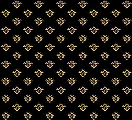 Seamless Black and white Asian decorative wallpaper pattern. paisley seamless pattern.の写真素材