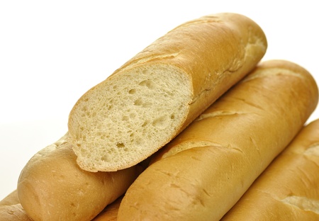 A loaf of fresh baked french or italian bread