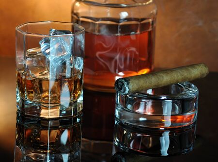 whiskey compositionの写真素材