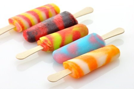 ice cream popsの写真素材