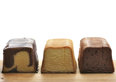 Assortment Of Pound Cakes On A Cutting Boardの写真素材