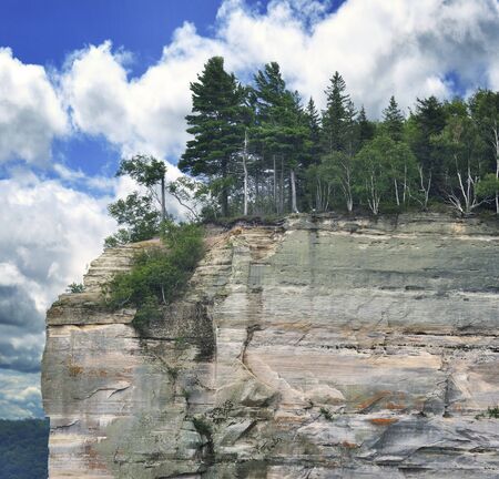  View Of  Colorful Huge Cliff And Skyの写真素材