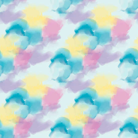 seamless watercolor pattern for background. Endless texture.の写真素材
