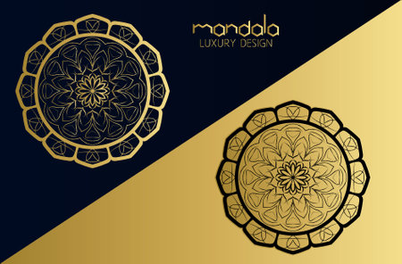Luxury Mandala Vector Art, Mandala Background.のイラスト素材
