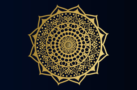 Luxury ornamental mandala design, Mandala Design, and Mandala Template.のイラスト素材
