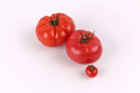 Red Organic Tomatoesの写真素材