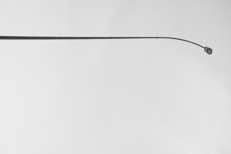 A street lamp illuminating three sides