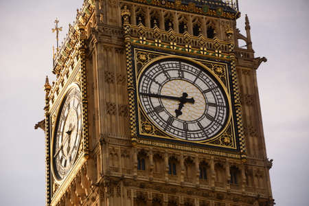 A view from the london parliament buildingの写真素材