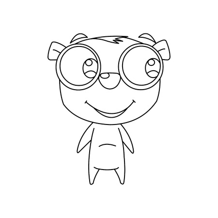 lemur cartoonのイラスト素材