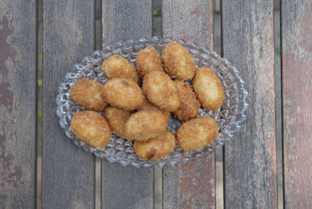 Gemblong is one of the traditional Indonesian cakes made from glutinous rice flour, grated coconut,...