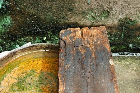 Old wooden boardの写真素材