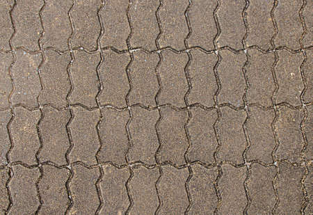 abstract color brick floor in the walkway