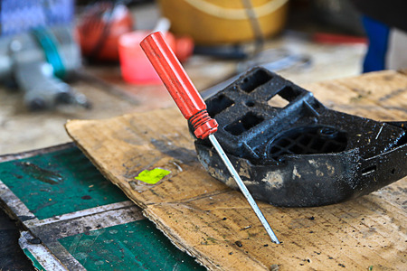 set of many tools and maintenance for fixed