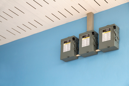 Main electrical switching control for control machine voltage,Three heavy duty safety switch...