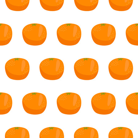 Citrus orange seamless pattern. Vector illustrationのイラスト素材