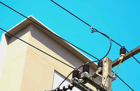 Electric clamp is a convenient and fast electrical connection.の写真素材