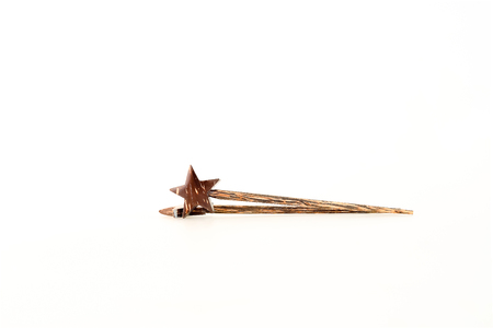 For added convenience and cleanliness in eating the fruit, we will not be handed catch fruits directly into the mouth, we use a toothpick.の写真素材