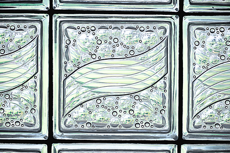 Glass blocks have been installed to provide building space to receive the light from outside,...