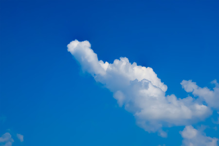 Clouds are caused by the condensation of the vapor, giving us the imagination to look like the...