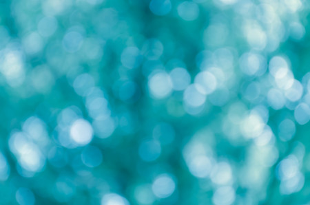 Abstract bokeh blue color backgroundの写真素材